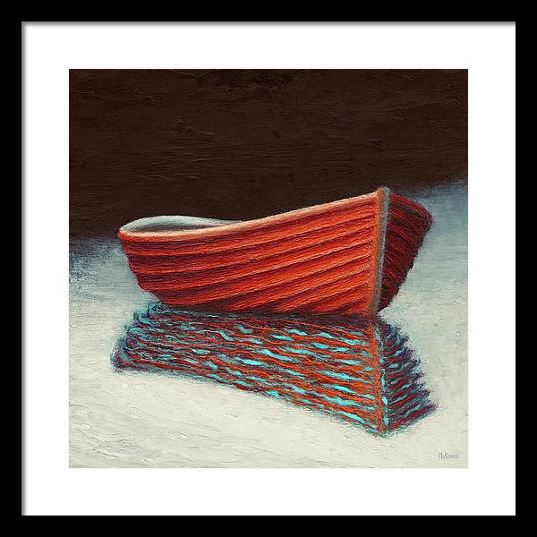 Norwegian Snekke by Catherine McKinnon - Coastal Art Framed Print - Art of the Sea 
